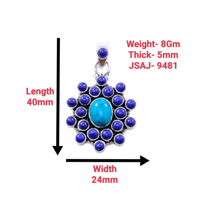 9481 Turquoise With Lapis Luzulli