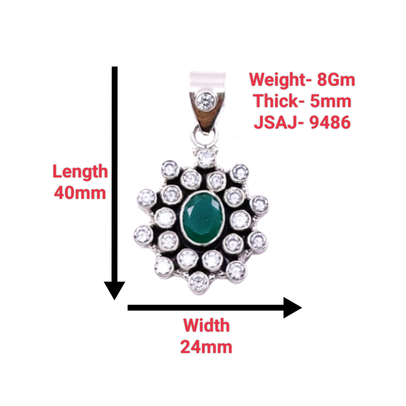 9486 Zirconia With Green Onyx