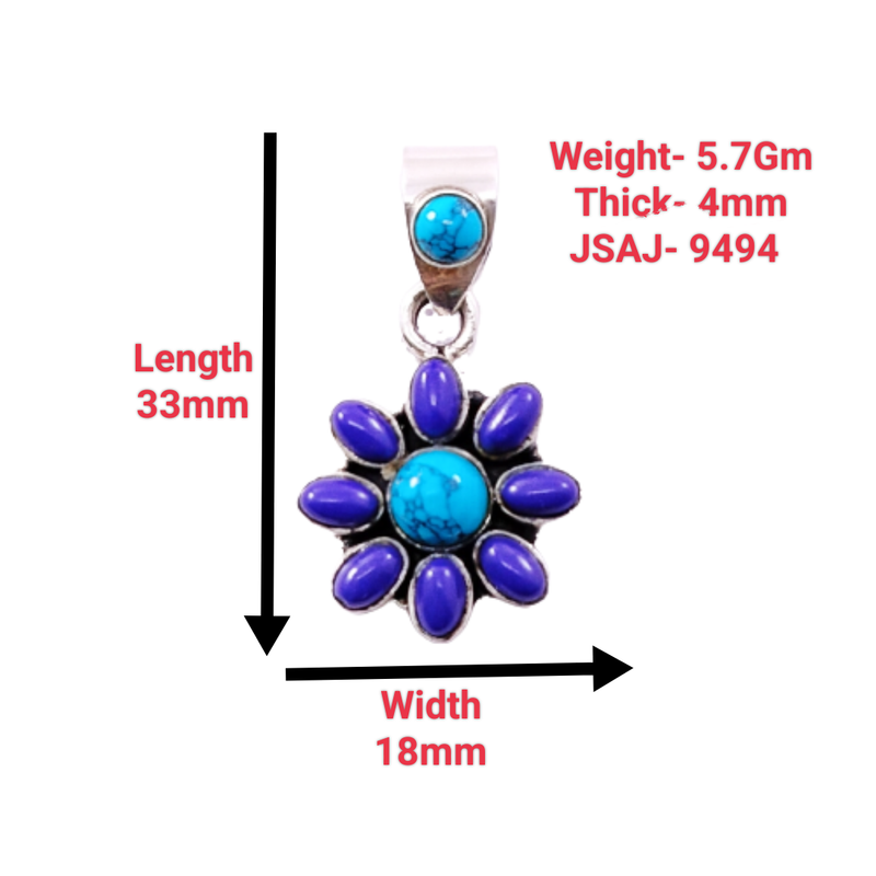 9494 Turquoise With Lapis Luzulli