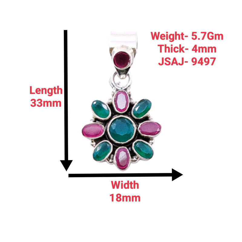 9497 Ruby With Emerald