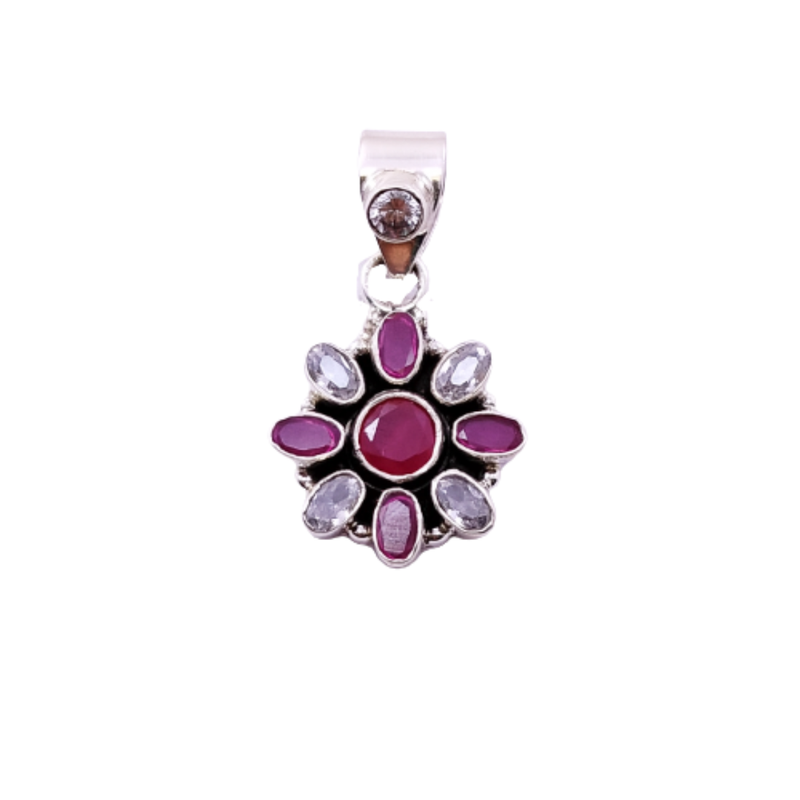 9499 Ruby With White Zircon