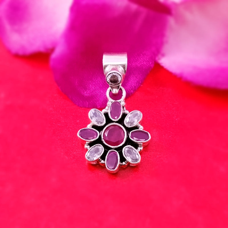 9499 Ruby With White Zircon