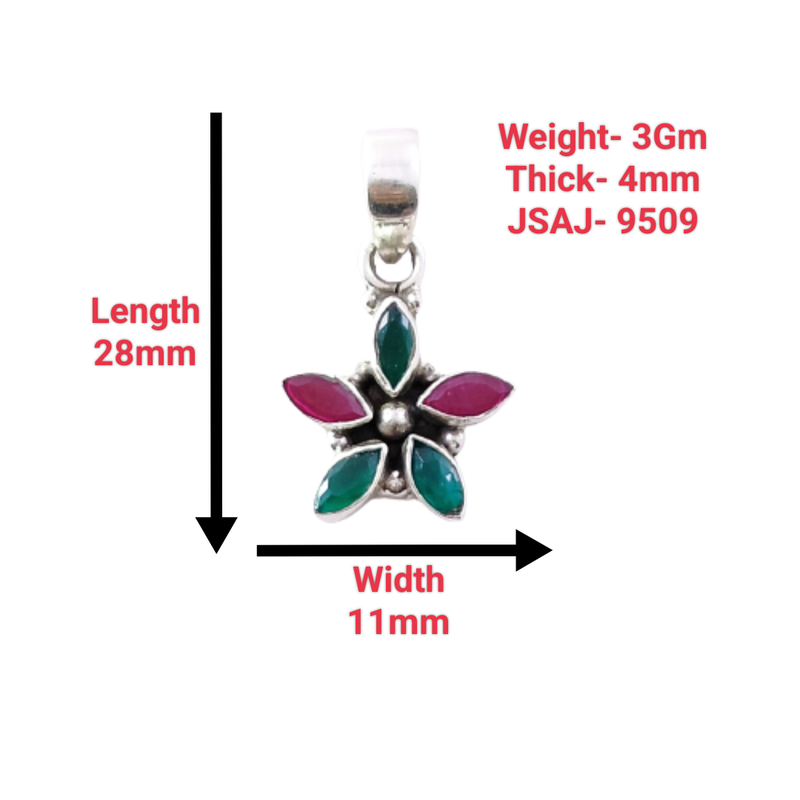 9509 Ruby With Emerald
