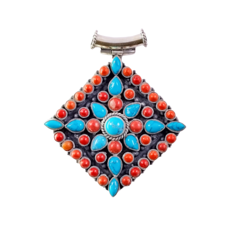 9539 Turquoise With Coral
