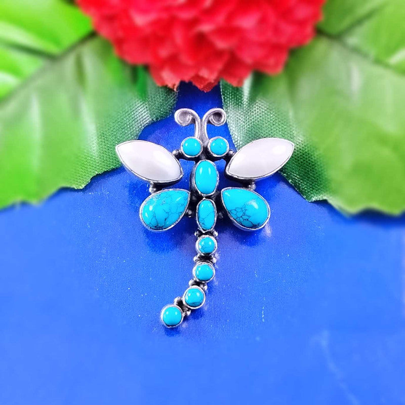 9561 Turquoise With Pearl