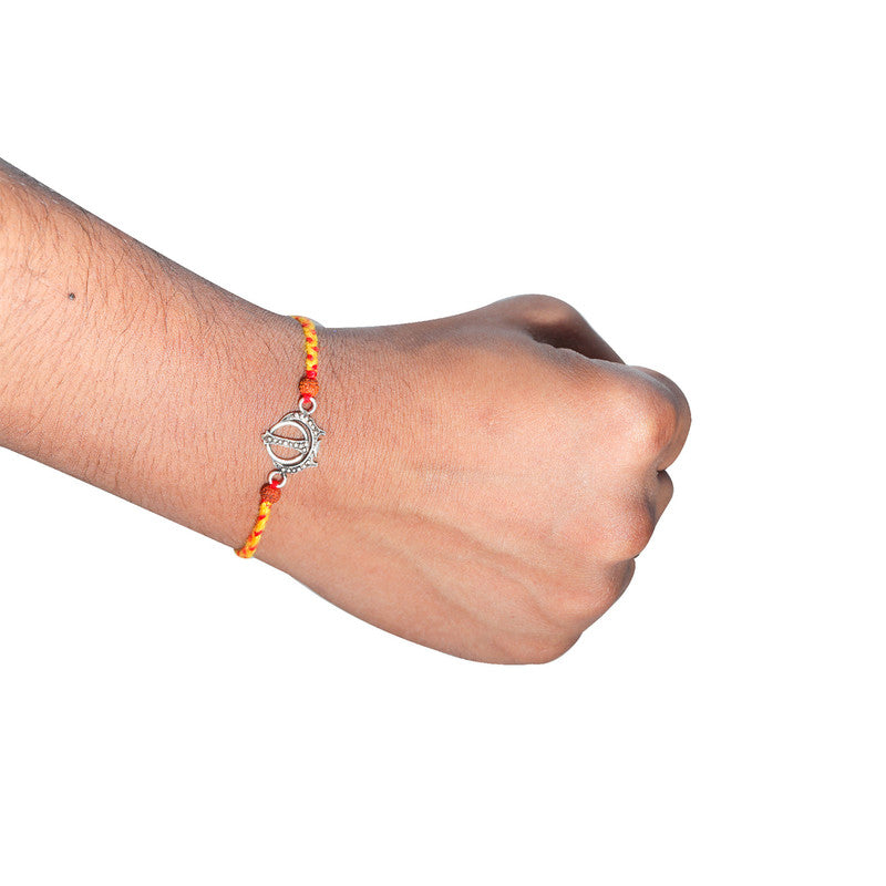 JSAJ 925 Sterling Silver KHANDA SAHIB RAKHI