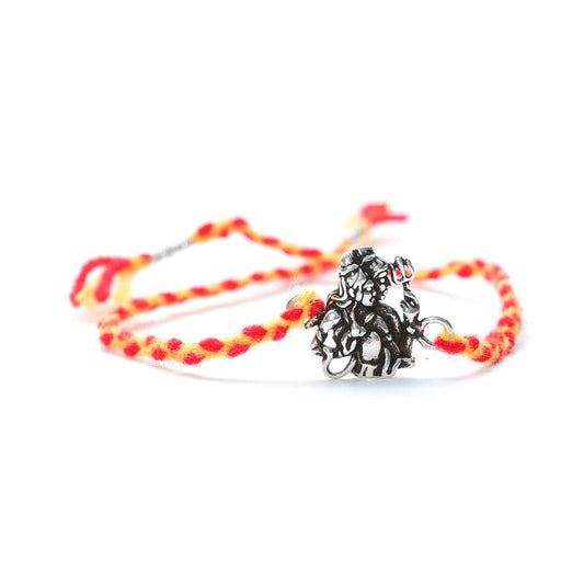 JSAJ 925 Sterling Silver SHIV PARVATI RAKHI