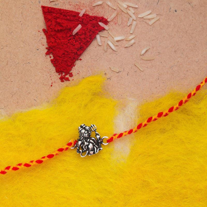 JSAJ 925 Sterling Silver SHIV PARVATI RAKHI