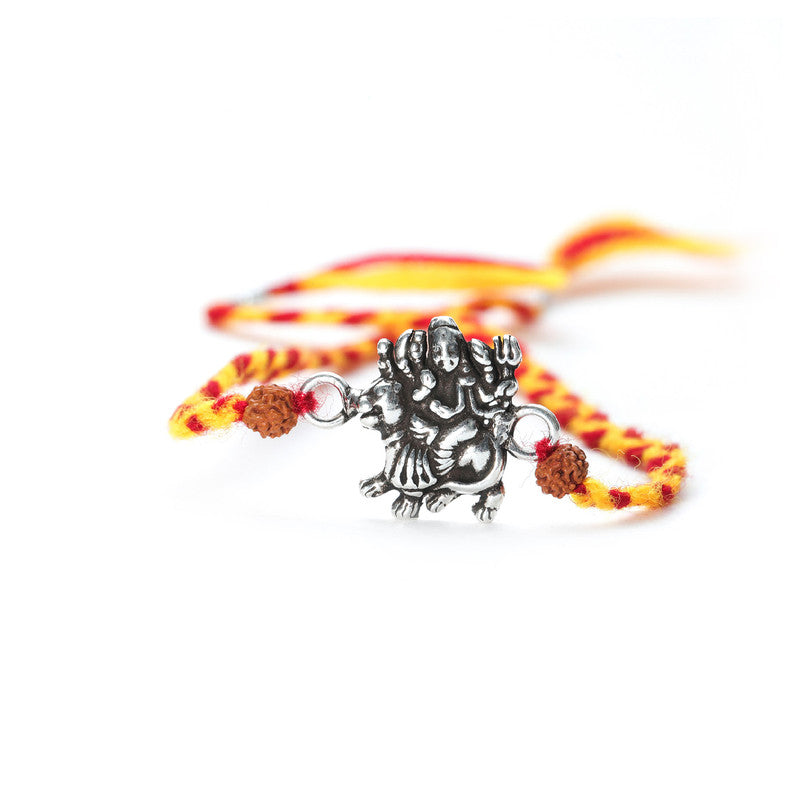 JSAJ 925 Sterling Silver DURGA MAA RAKHI