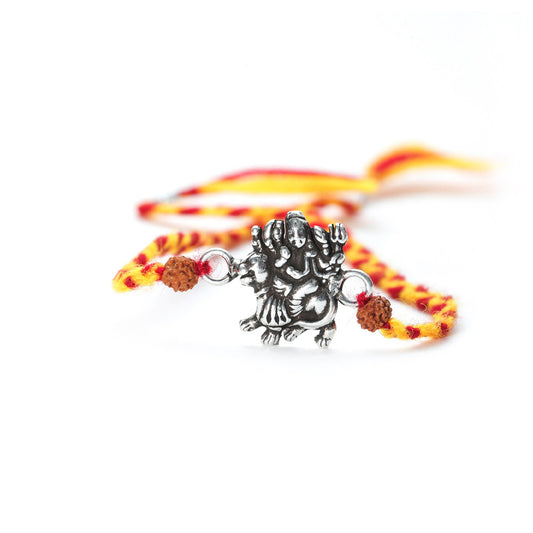 JSAJ 925 Sterling Silver DURGA MAA RAKHI