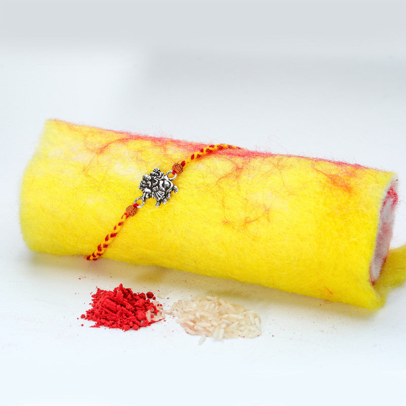 JSAJ 925 Sterling Silver DURGA MAA RAKHI