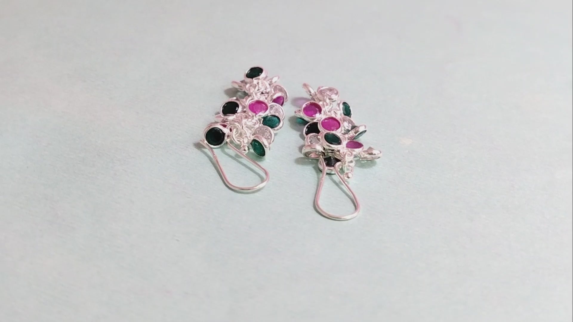 1081-A6 Ruby+Green+Zircon (multi)