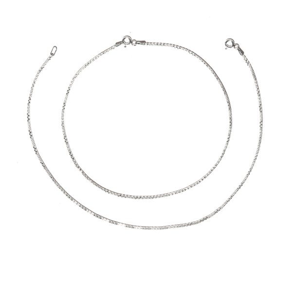 Silver 925 Sterling Silver CARAB Anklet for WomensGirls  handmade Anklet Payal